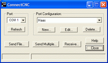 DNC or file transfer between PC and CNC